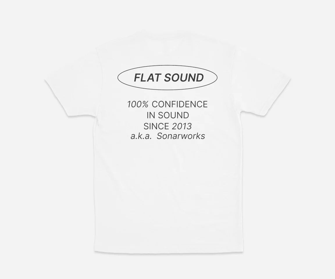 Unisex T-shirt “FLAT SOUND” | 2 Colors