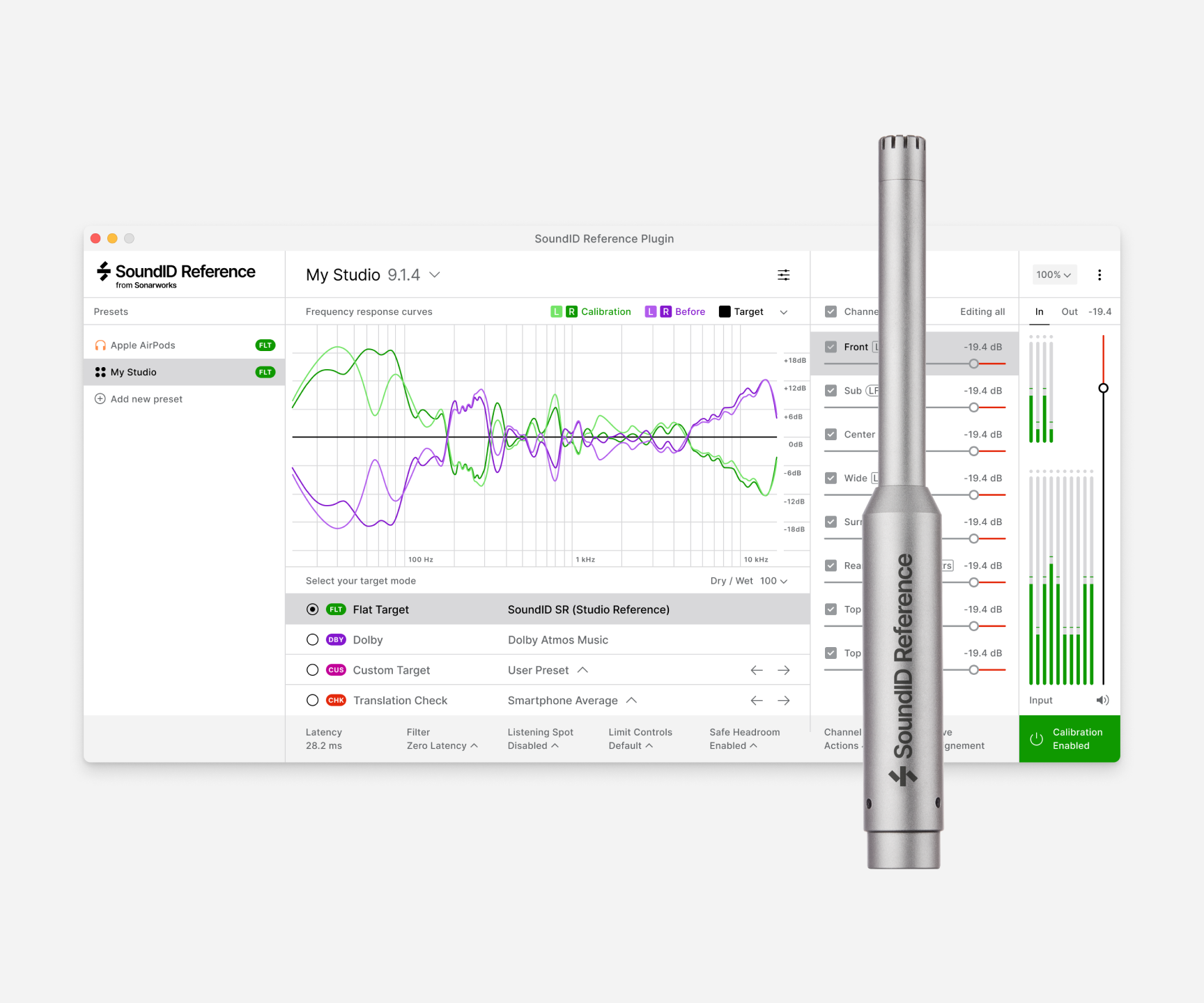 SoundID Reference for Multichannel | with Measurement Microphone