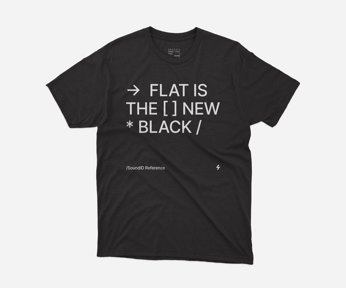 Unisex T-shirt Flat is the new black | 3 Colors