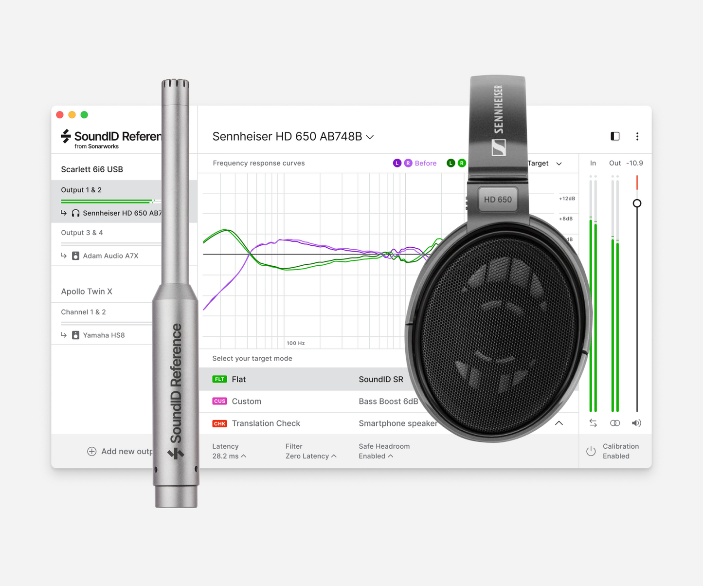 SoundID Reference Premium Bundle with Measurement Microphone and Sennheiser HD 650 Headphones