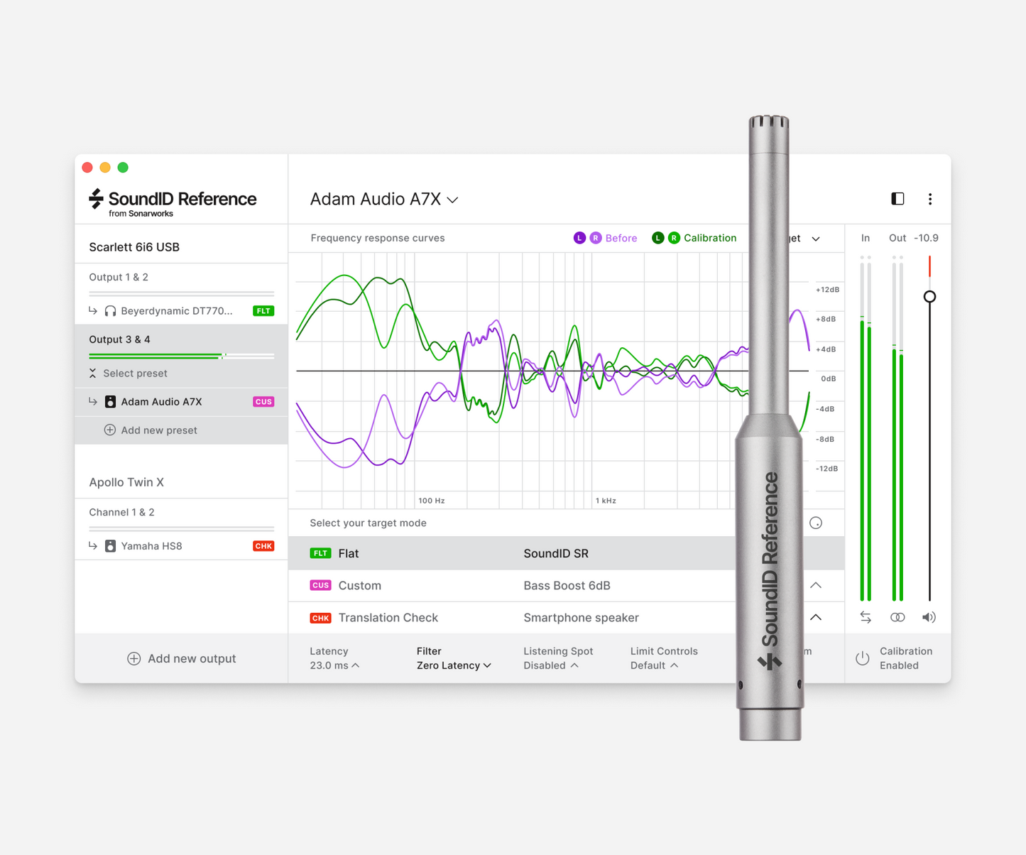 SoundID Reference for Speakers & Headphones | with Measurement Microphone